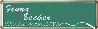 Fenna Becker Visitenkarte